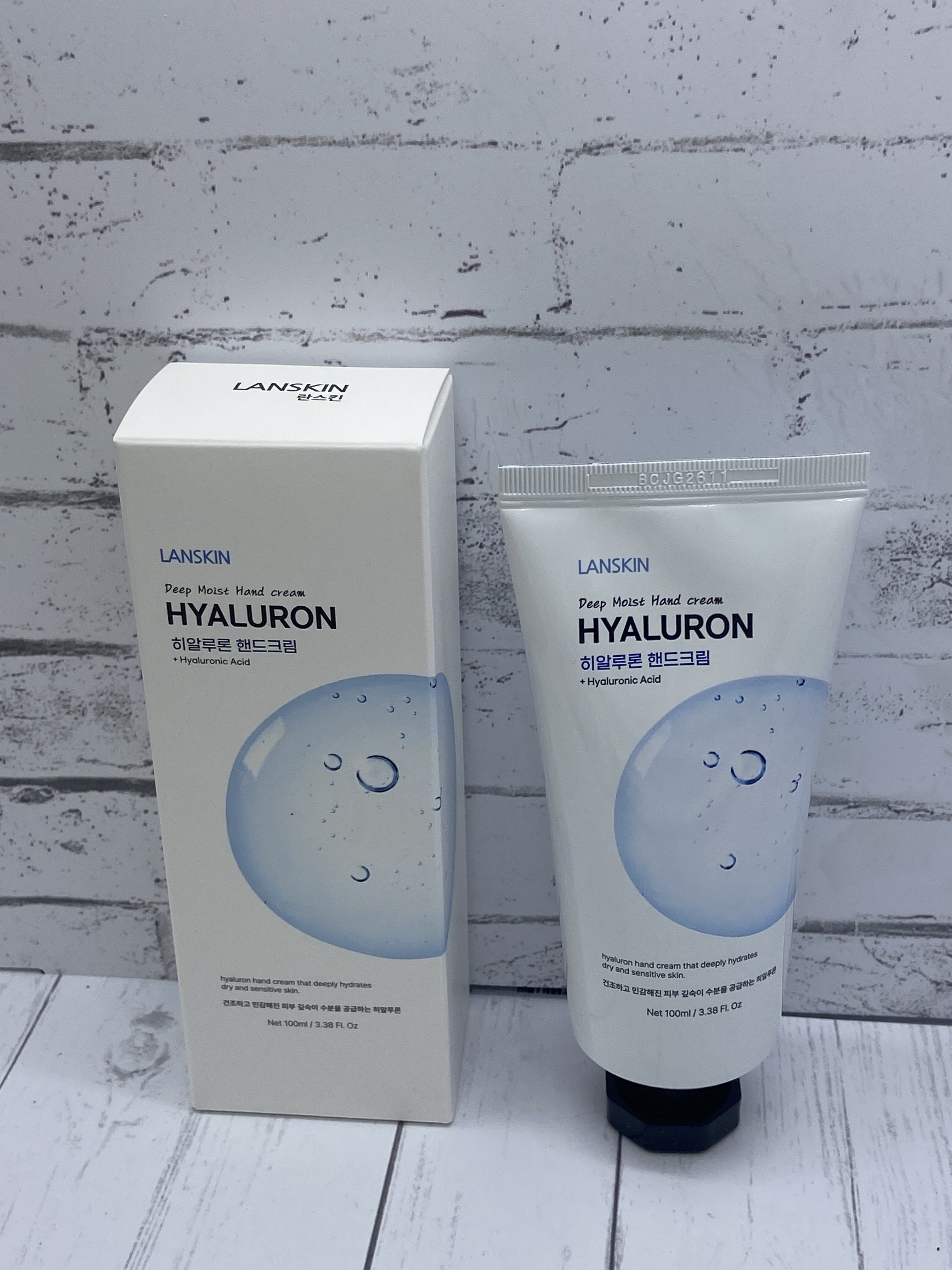 LanSkin Deep Moist Hyaluron Hand Cream Глубоко увлажняющий крем для рук с гиалуроновой кислотой 100 мл
