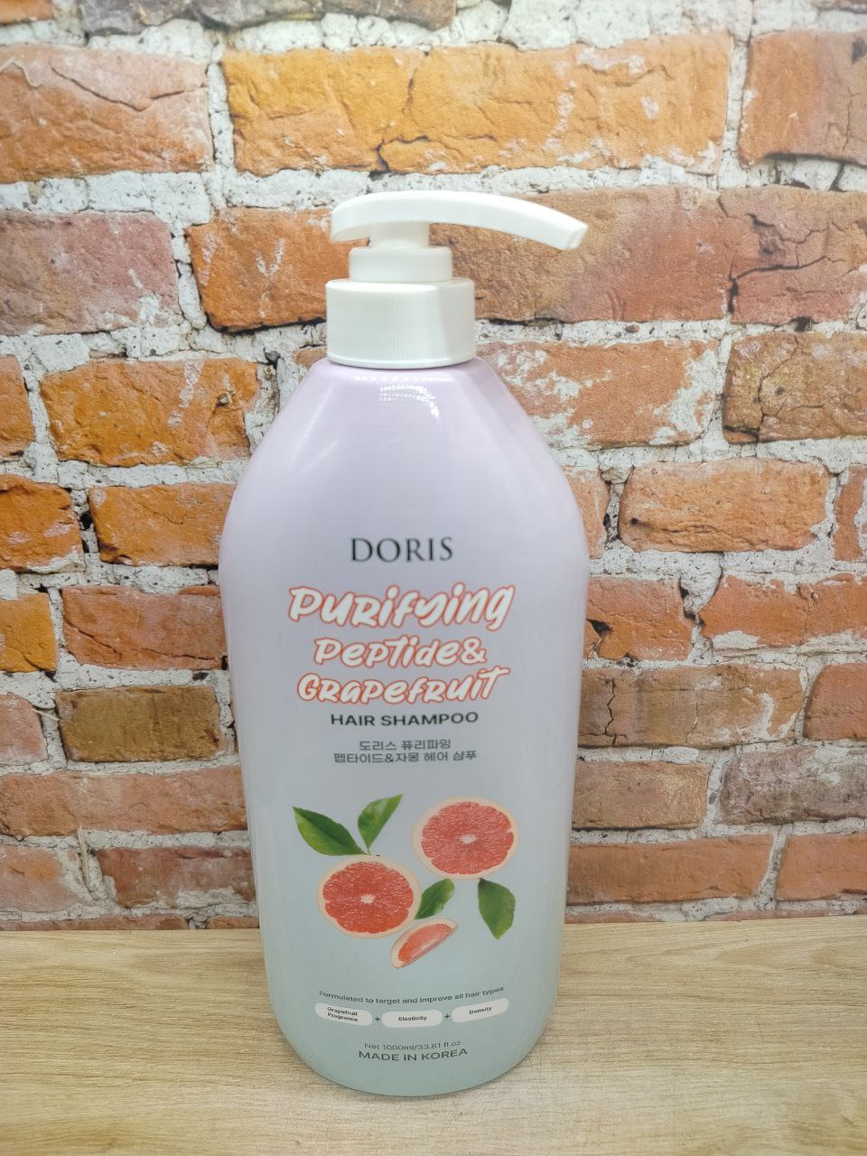 Jigott Doris Hair Shampoo Purifying Peptide & Grapefruit Шампунь для волос очищающий с пептидами и грейпфрутом 1000 мл