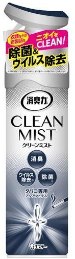ST Shoushuuriki Спрей-освежитель воздуха антибактериальный Clear Mist Антитабак 280 мл
