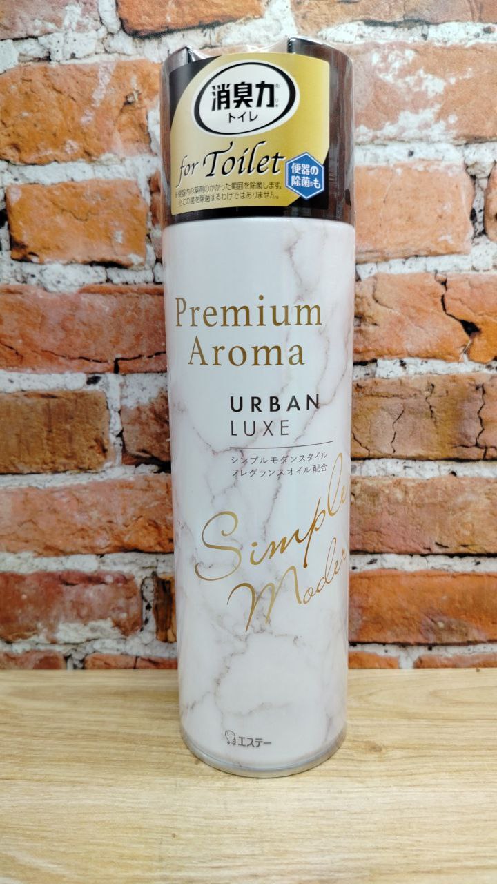 ST Shoushuuriki Premium Aroma Освежитель воздуха антибактериальный для туалета Роскошь мегаполиса 365 мл
