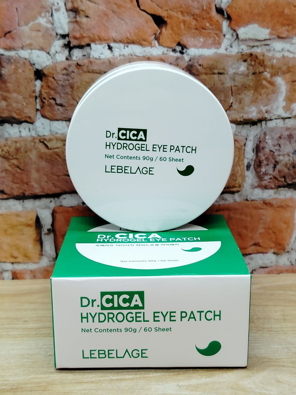 Lebelage Hydrogel Eye Patch Dr. Cica Гидрогелевые патчи для глаз с центеллой азиатской 60 шт 90 гр