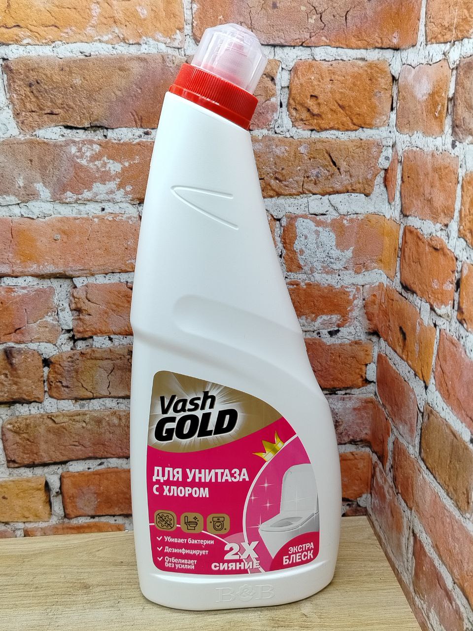 Vash Gold 5 White Гель для чистки унитазов с гипохлоритом 750 мл