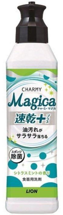 Lion Charmy Magica+ Средство для мытья посуды с ароматом мяты и цитруса 220 мл с дозатором
