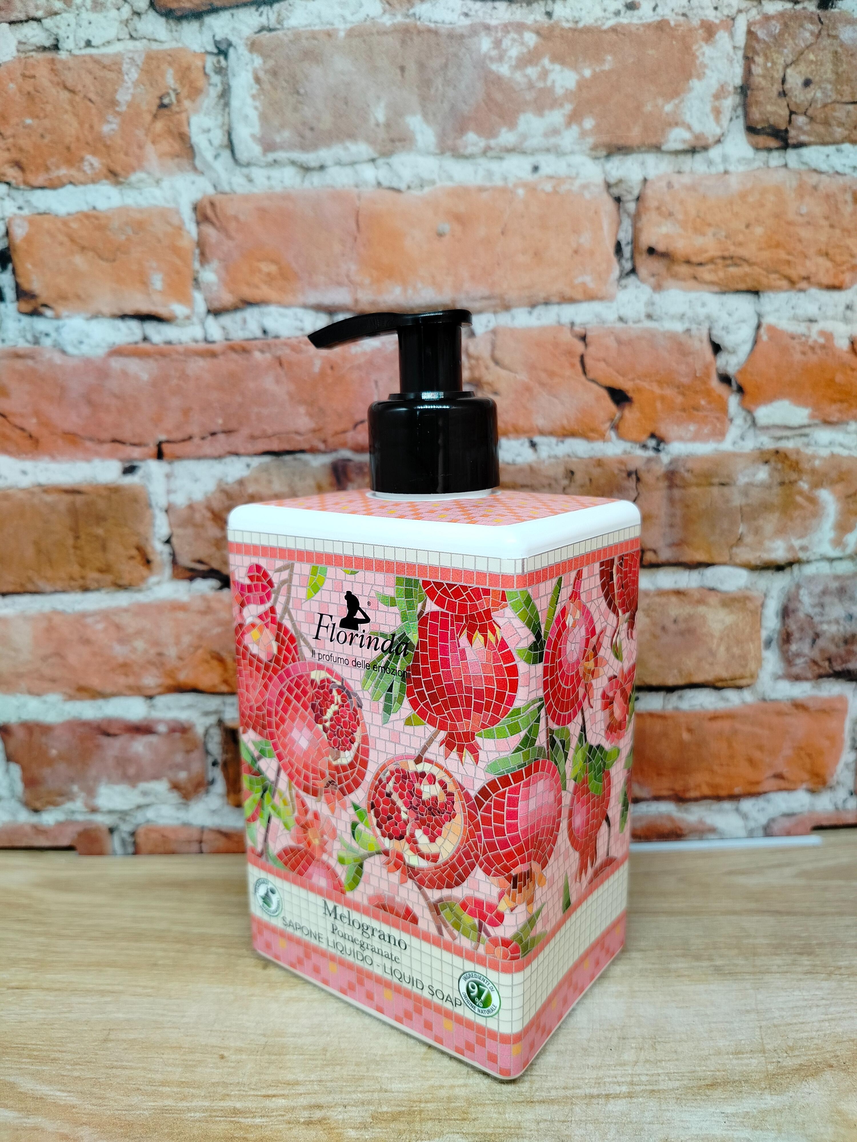 Florinda Liquid Soap Pomegranate Жидкое мыло натуральное на основе растительных масел Гранат 500 мл