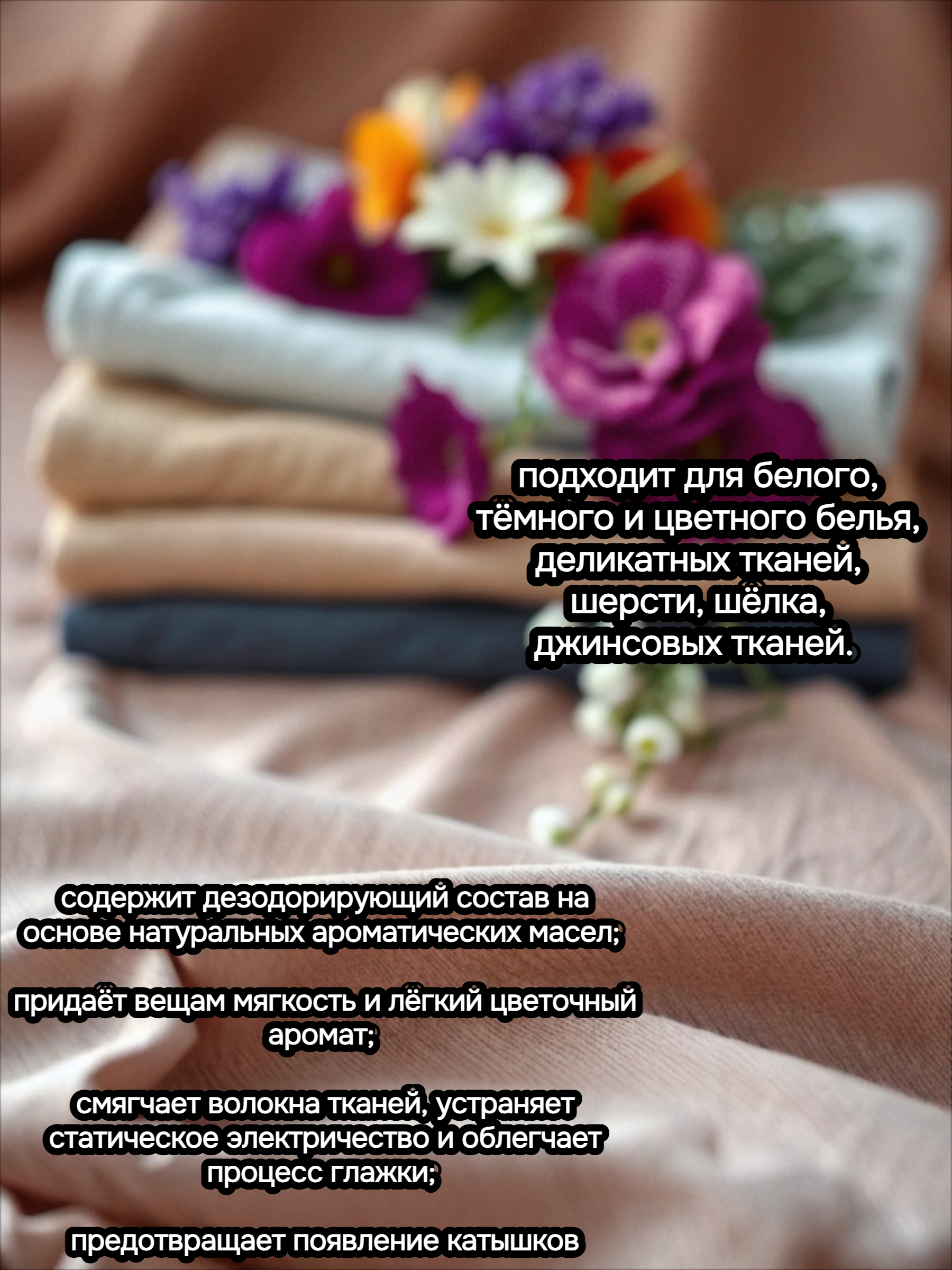 Jundo Aroma Capsule Pink Lady Концентрированный кондиционер для стирки белья  2 л на 100 стирок в мягкой упаковке