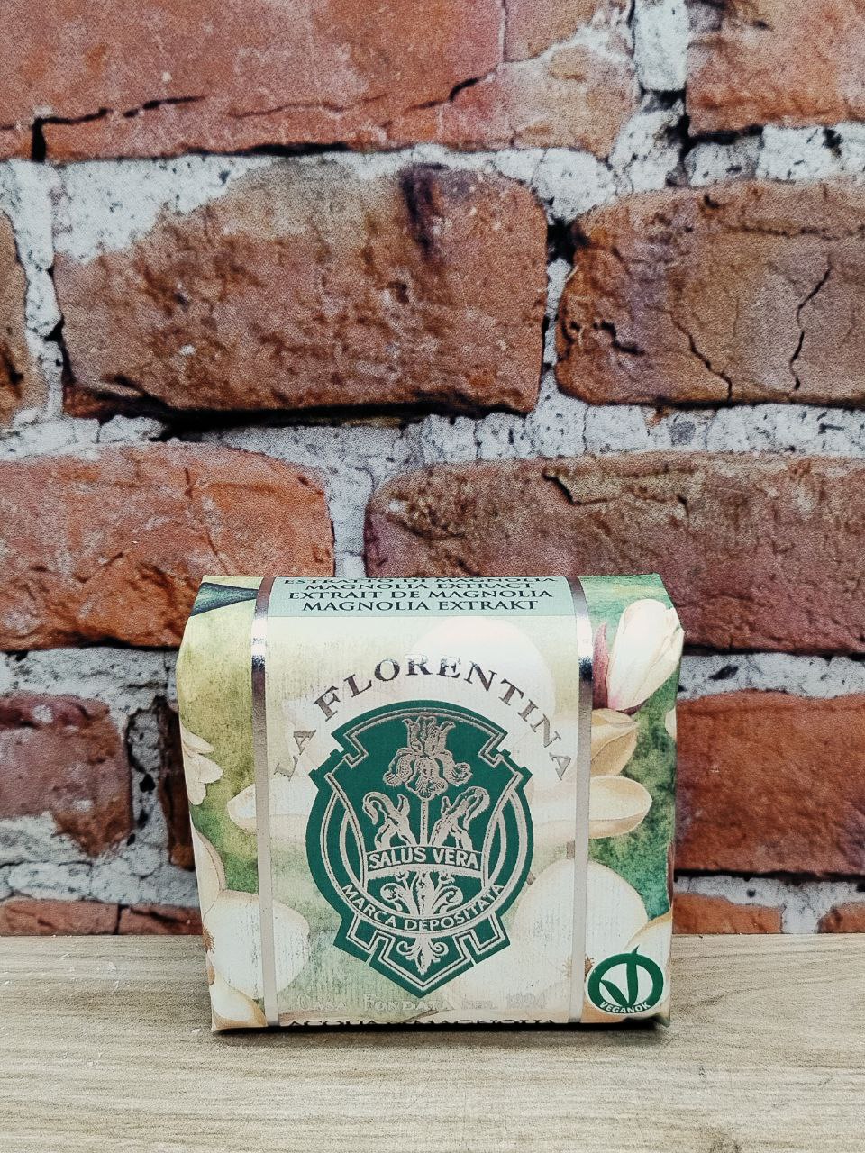 La Florentina Hand Soap Fresh Magnolia Мыло натуральное на основе масел ши и оливы Свежая магнолия 106 гр