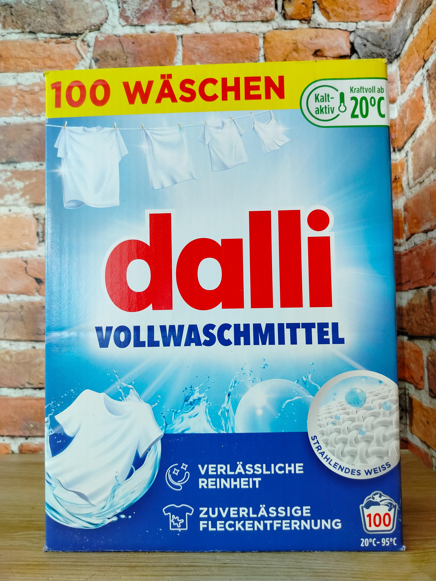 Dalli Voll Стиральный порошок для белого и светлого 5 кг на 100 стирок