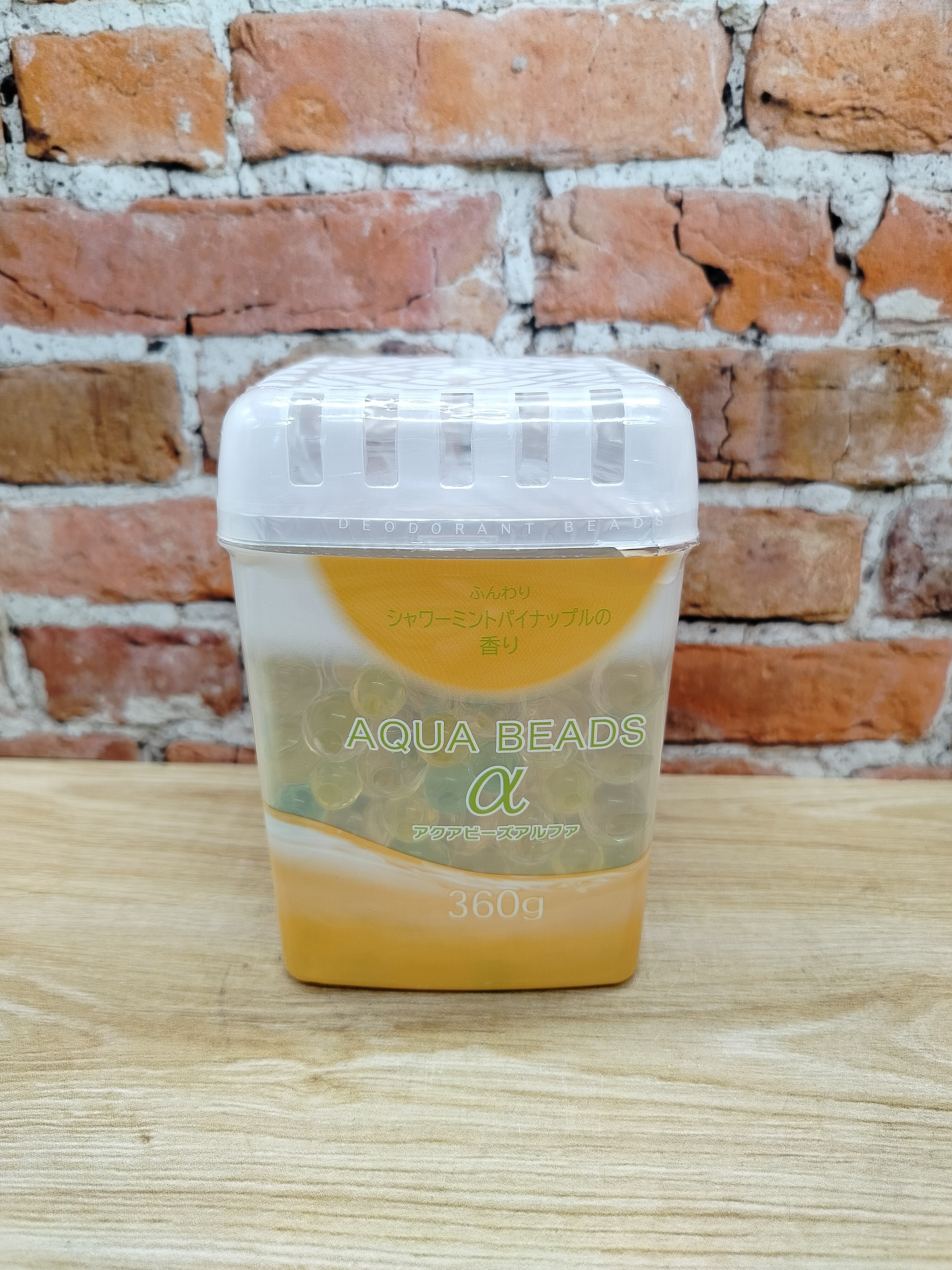 Nagara Aqua Beads Арома-поглотитель запаха гелевый с ароматом мяты и ананаса 360 гр