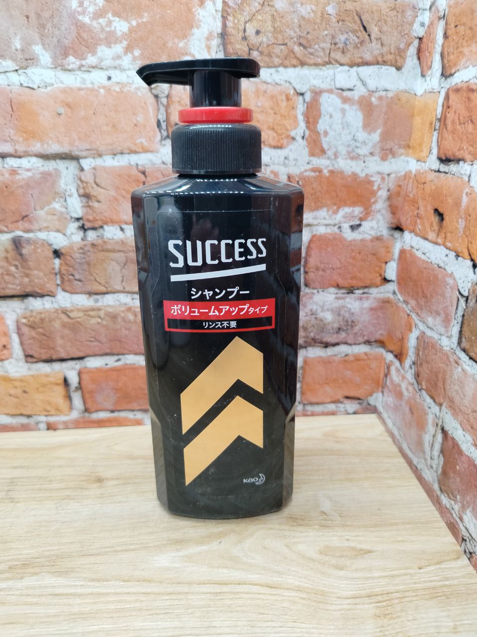 Kao Success Мужской шампунь для тщательного очищения и придания объема Эффект густоты 350 мл