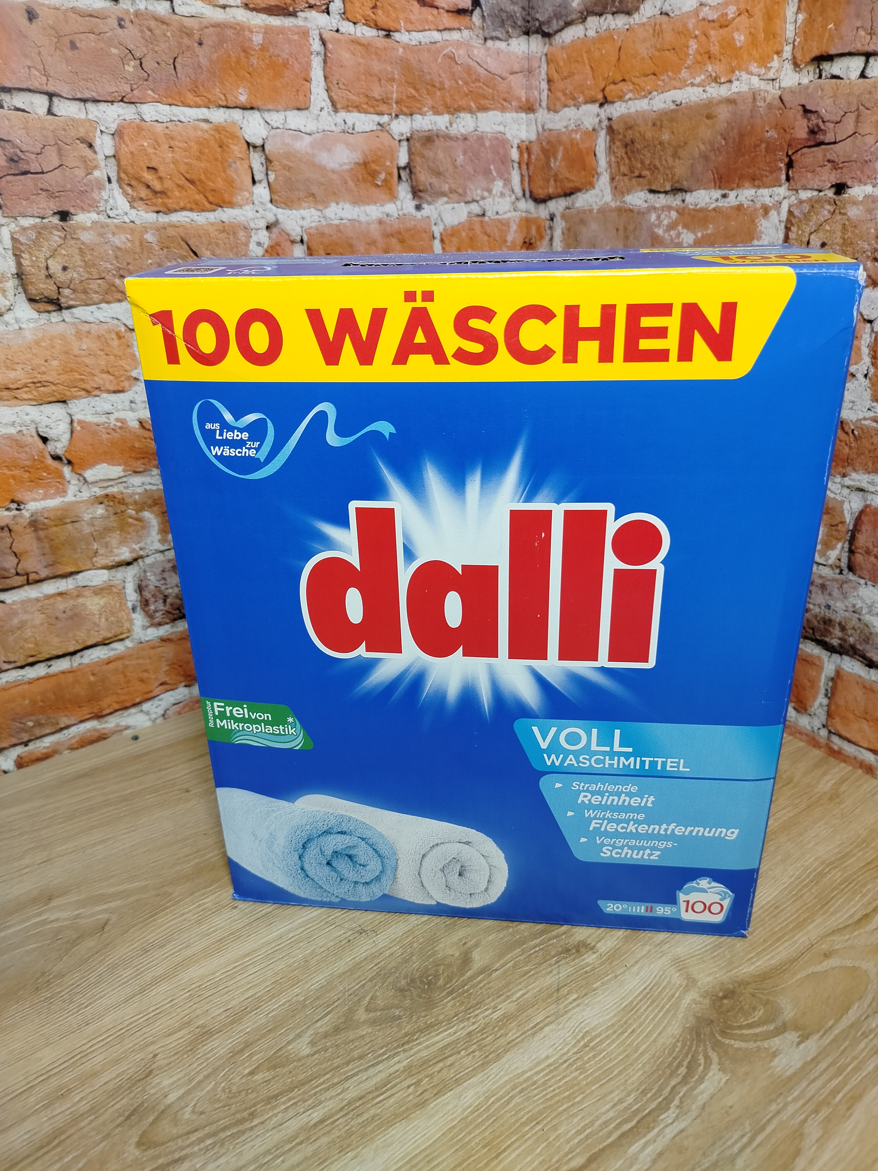 Dalli Voll Стиральный порошок для белого и светлого 6 кг на 100 стирок