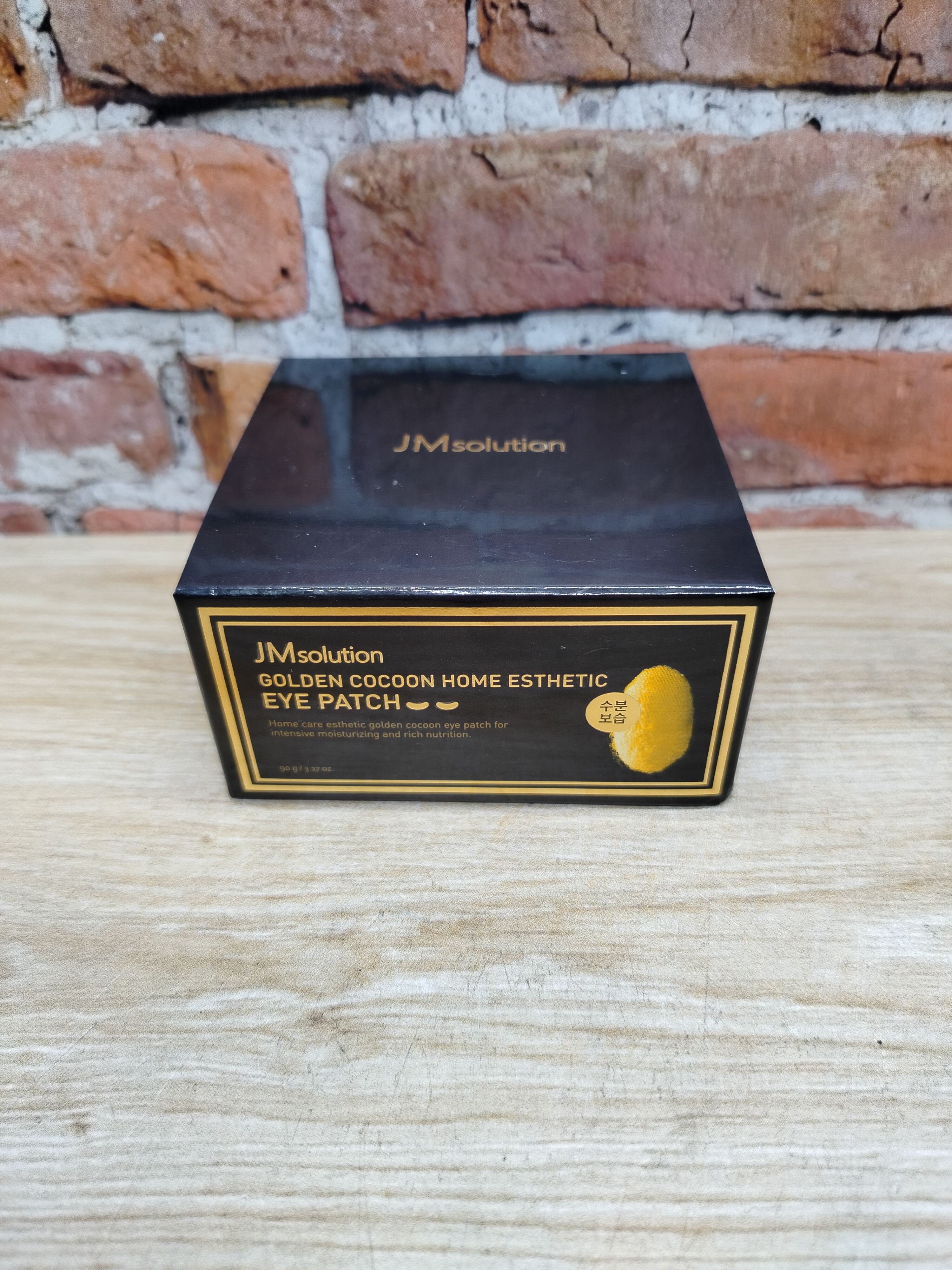 JM Solution Eye Patch Golden Cocoon Home Esthetic Гидрогелевые патчи для глаз с протеинами шелка и золотом 60 шт 90 гр