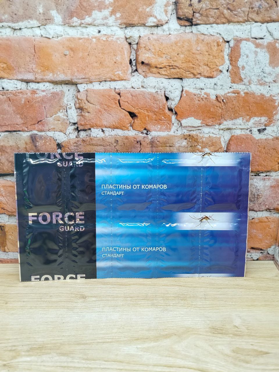Force guard Пластины от комаров синие длительного действия