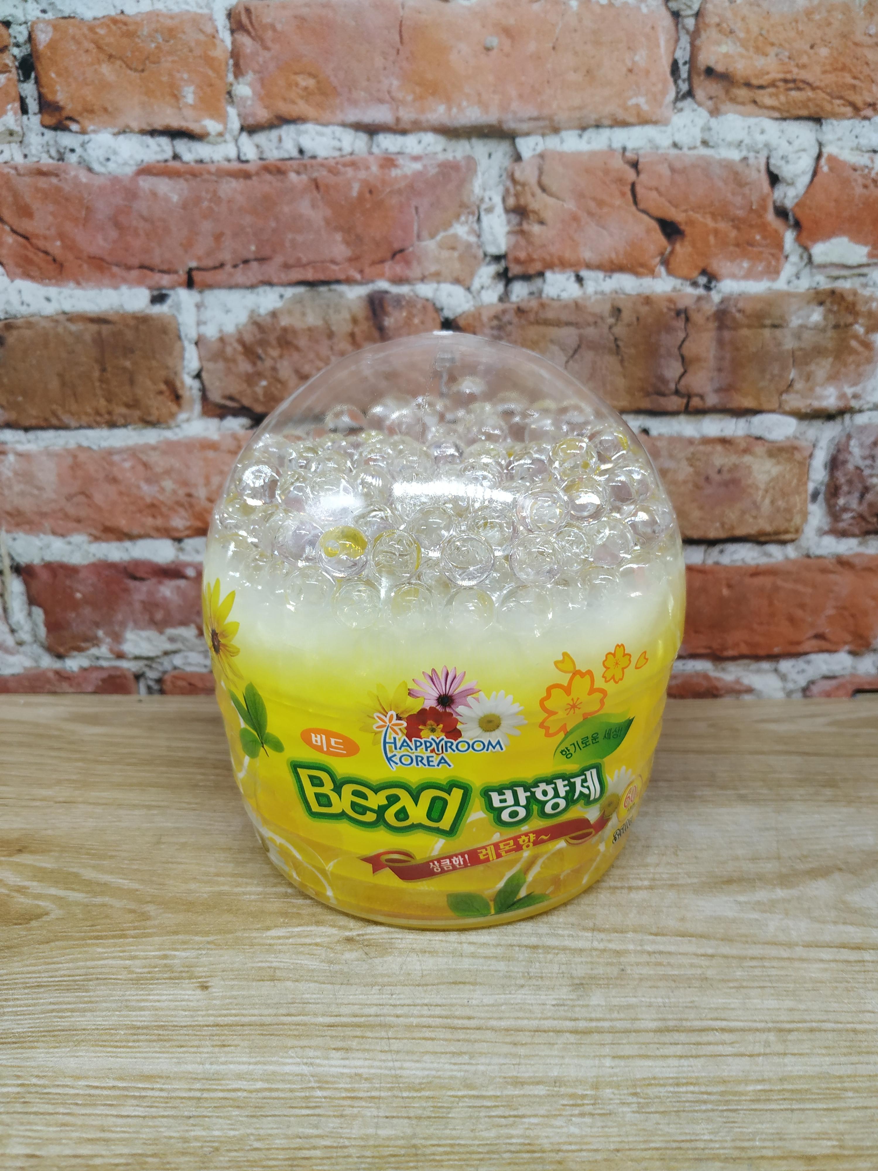Happy Room Bead Round Lemon Гелевый освежитель воздуха Лимон круглый 350 гр