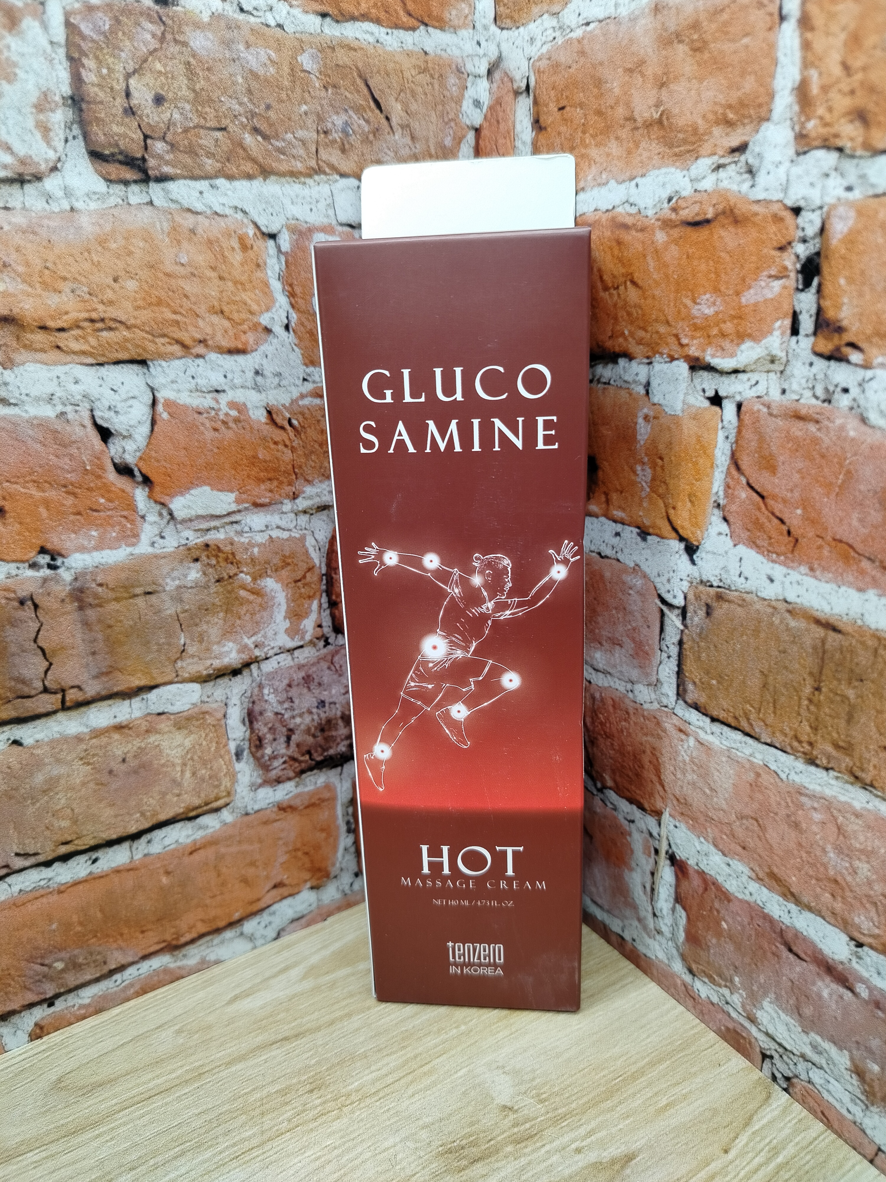 Tenzero Gluco Samine Hot Massage Cream Массажный крем согревающий с глюкозамином 140 гр