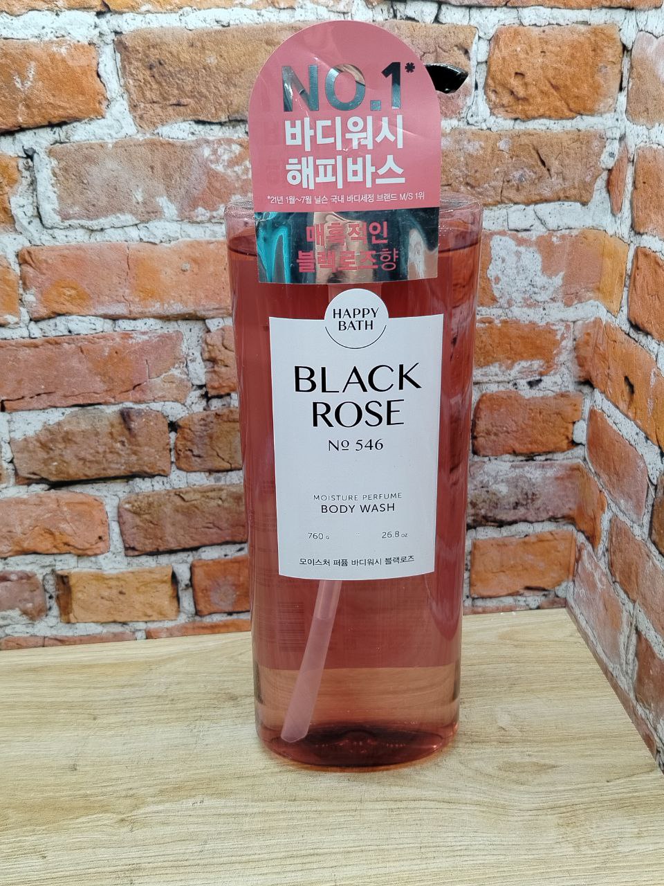 Happy Bath № 546 Black Rose Гель для душа увлажняющий парфюмированный Черная роза 760 гр