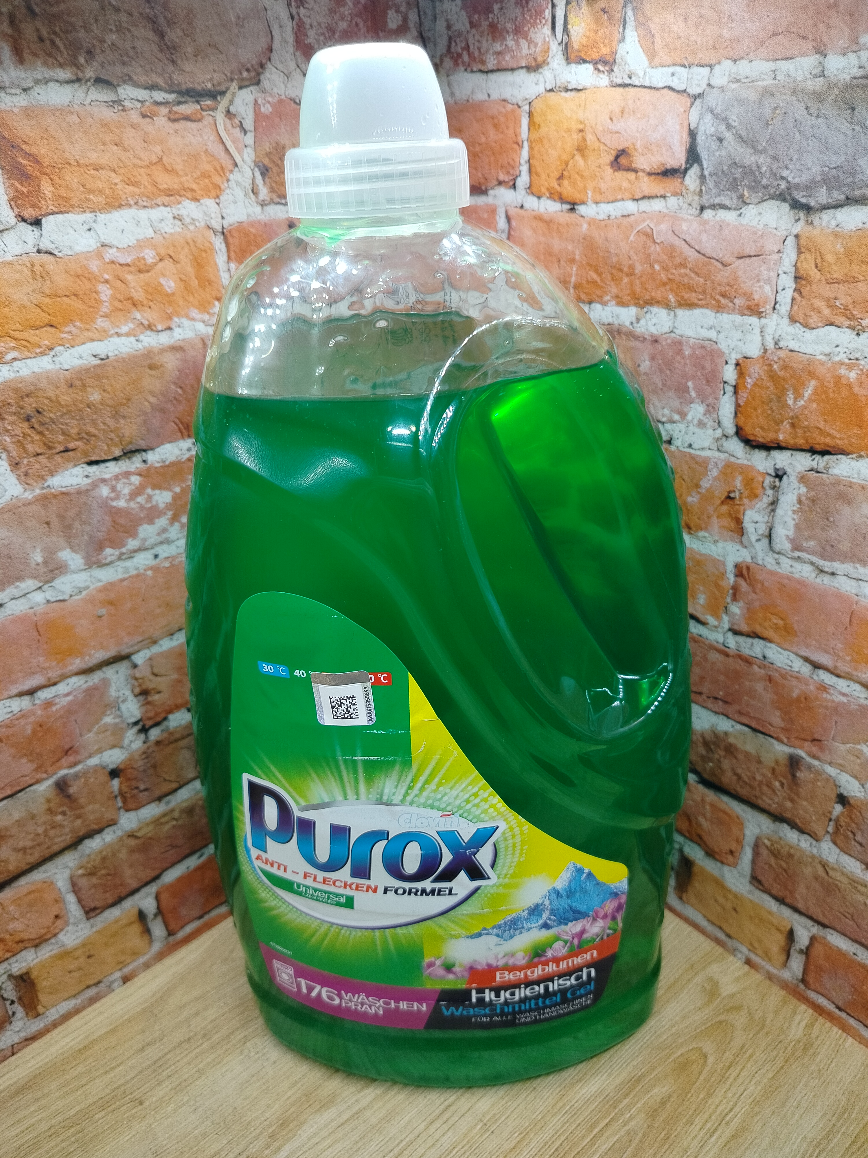 Clovin Purox Anti Flex Universal Bergblumen Гель для стирки универсальный Горные цветы 5,3 л на 176 стирок
