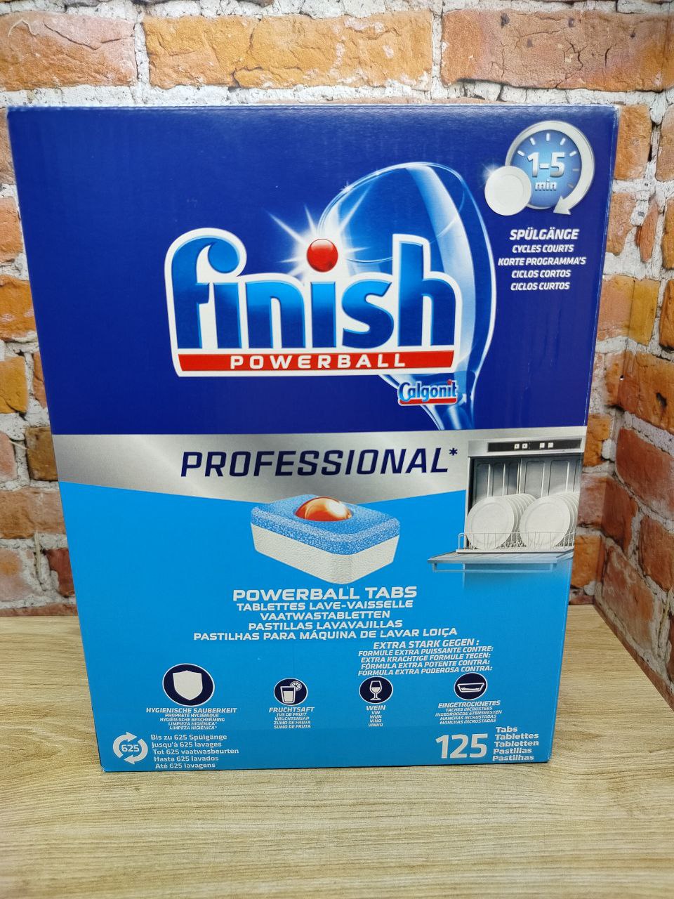 Finish Professional Powerball Tabs Таблетки для ПММ 125 шт