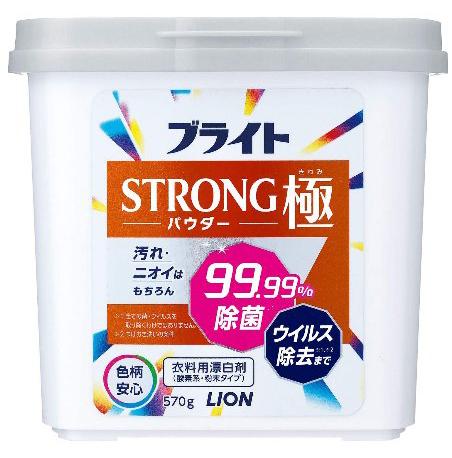 Lion Bright Strong Порошковый кислородный отбеливатель для стройких загрязнений Супер Яркость с антибактериальным эффектом 570 гр
