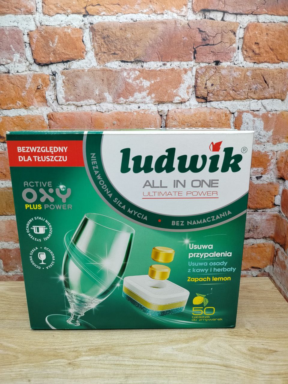 Ludwik ALL in one Ultimate Power Таблетки для посудомоечных машин Лимон 50 шт