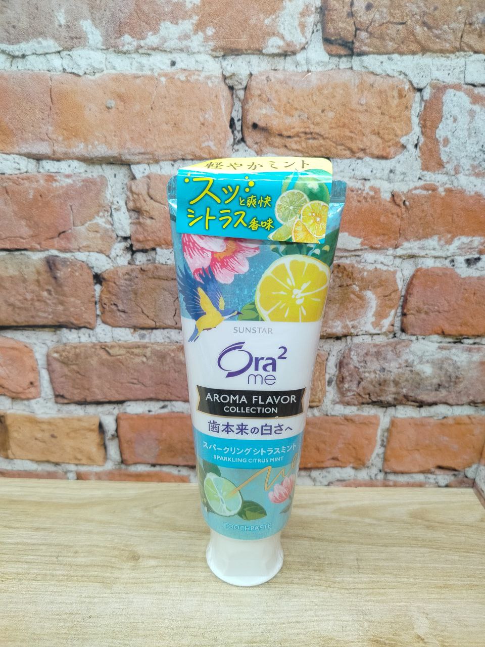 Sunstar Ora 2 me Aroma Flavor Collection Mint Зубная паста для удаления налета и белоснежной улыбки Цитрус и Мята 130 гр