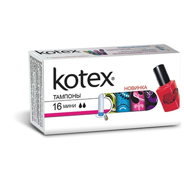 Kotex Тампоны Мини 16 шт