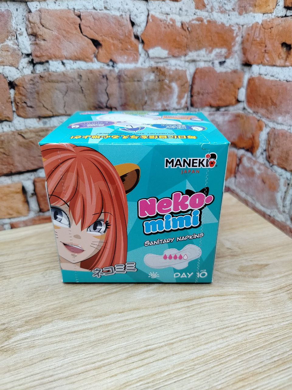 Maneki Neko-Mimi Прокладки гигиенические женские дневные 24 см 10 шт