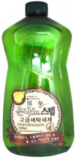 KMPC Nano silver step detergent Жидкое средство для стирки с серебром 1100 мл