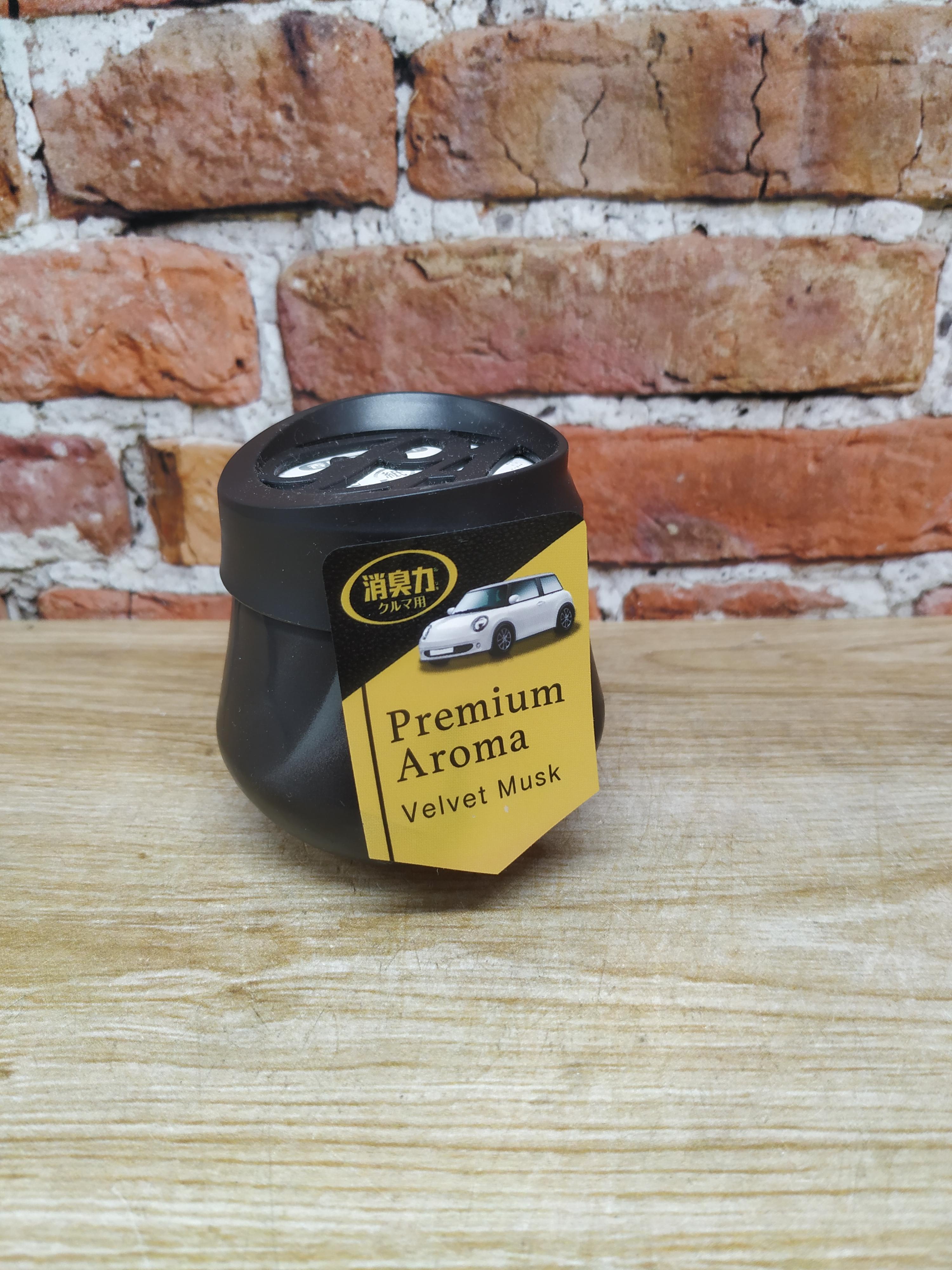 ST Shoushuuriki Premium Aroma Auto Гелевый освежителя воздуха для салона автомобиля Бархатный мускус 90 гр