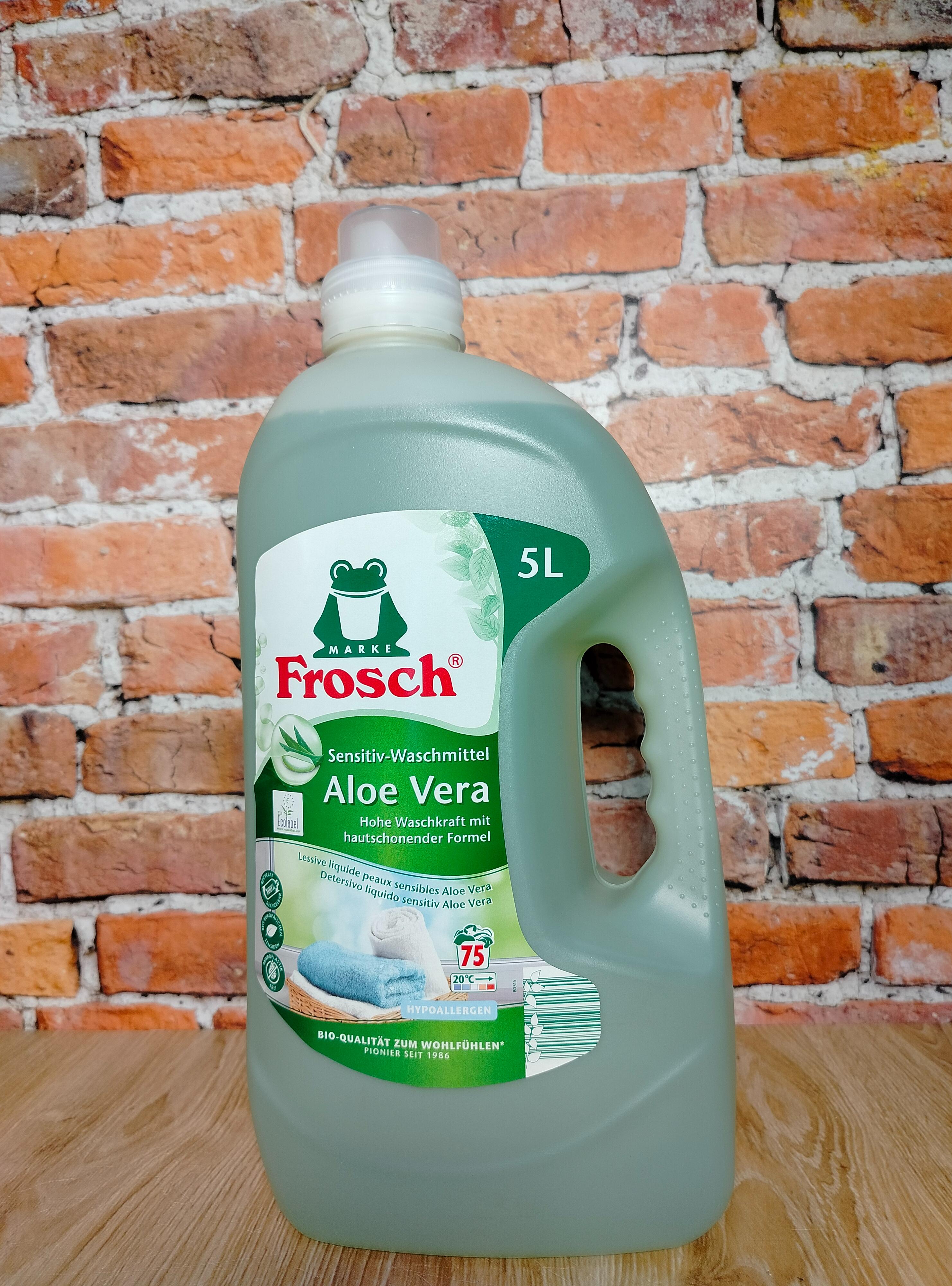 Frosch Универсальное жидкое средство для стирки Алоэ Вера 5 л