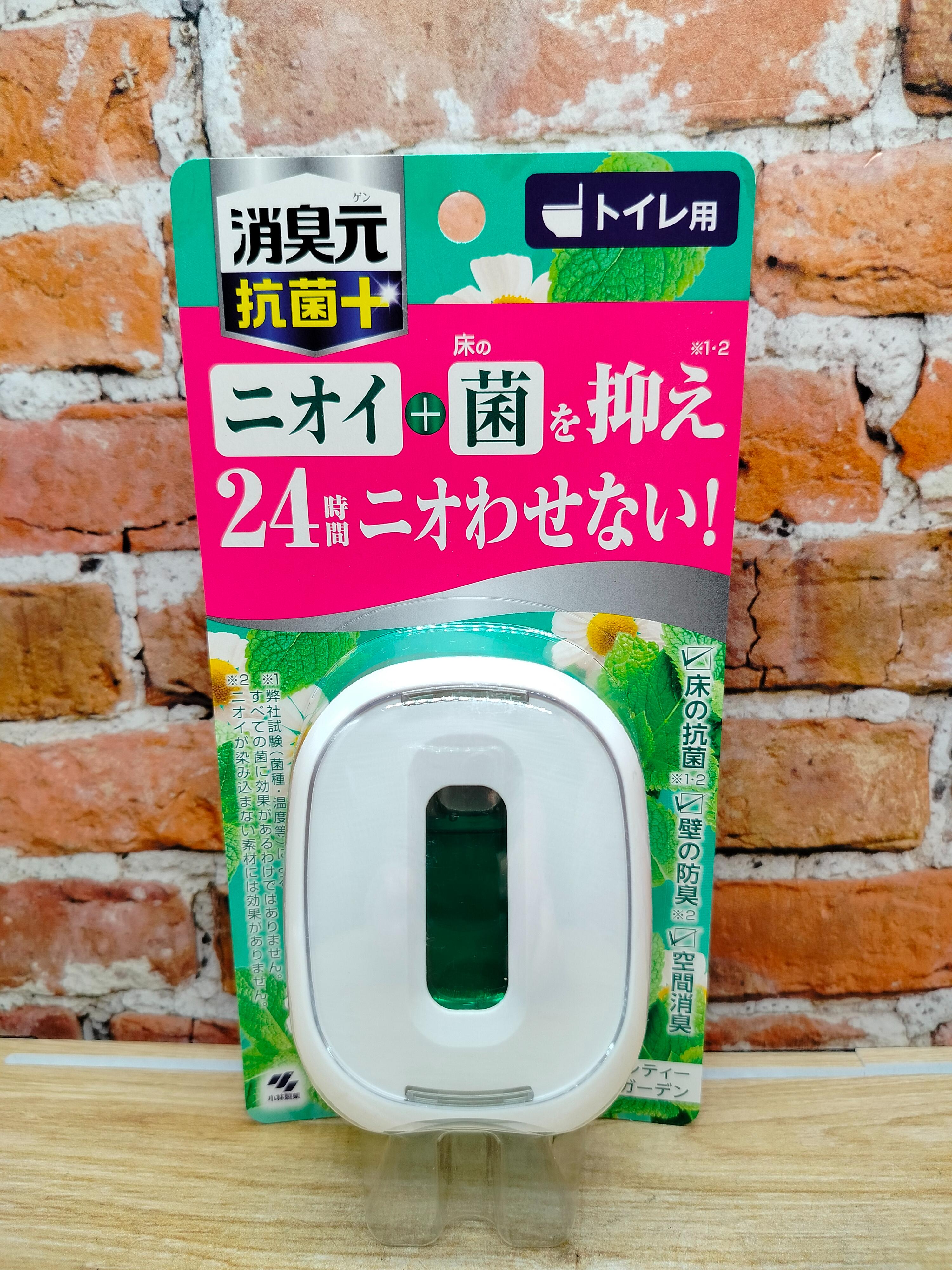 Kobayashi Oheyano Shoshugen for Toilet Antibacterial Plus Жидкий дезодорант для туалета с антибактериальным эффектом Мятные травы 5,8 мл