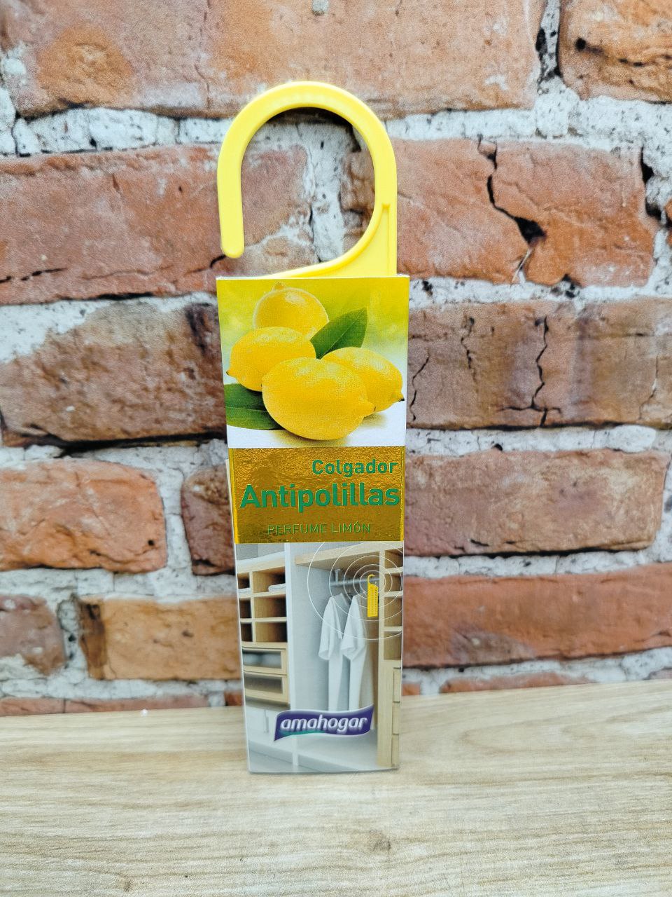 Amahogar Antipolillas Гелевая подвеска 2 в 1 от моли ароматизирующая Лимон 3,5 гр