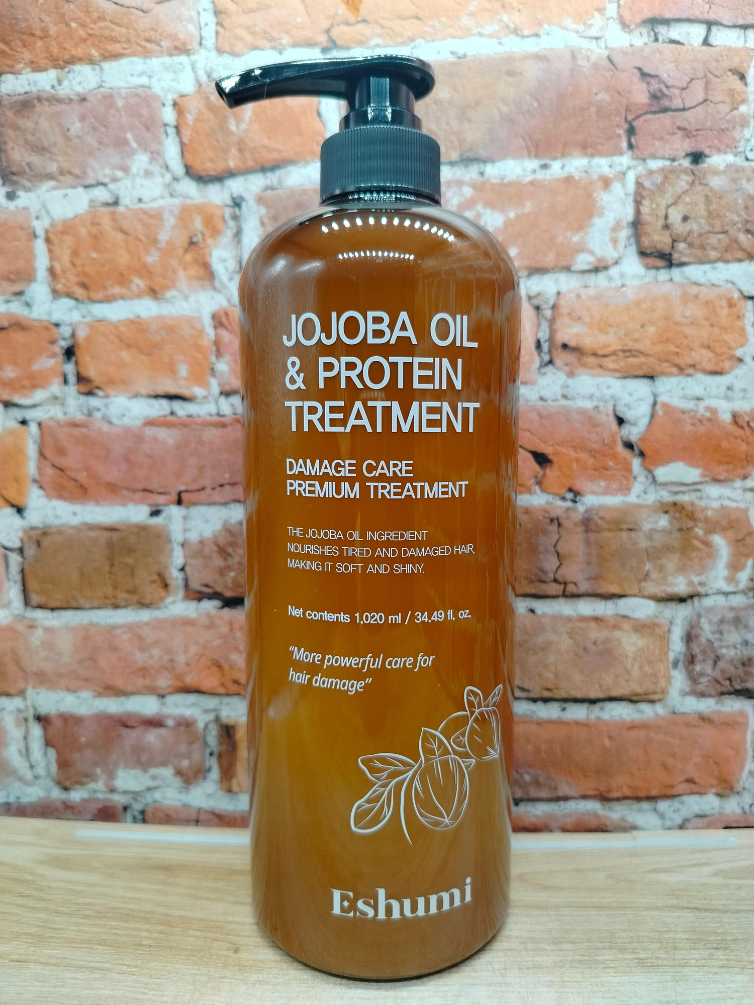 Eshumi Treatment Jojoba Oil & Protein Маска для волос с маслом жожоба и протеинами 1020 мл