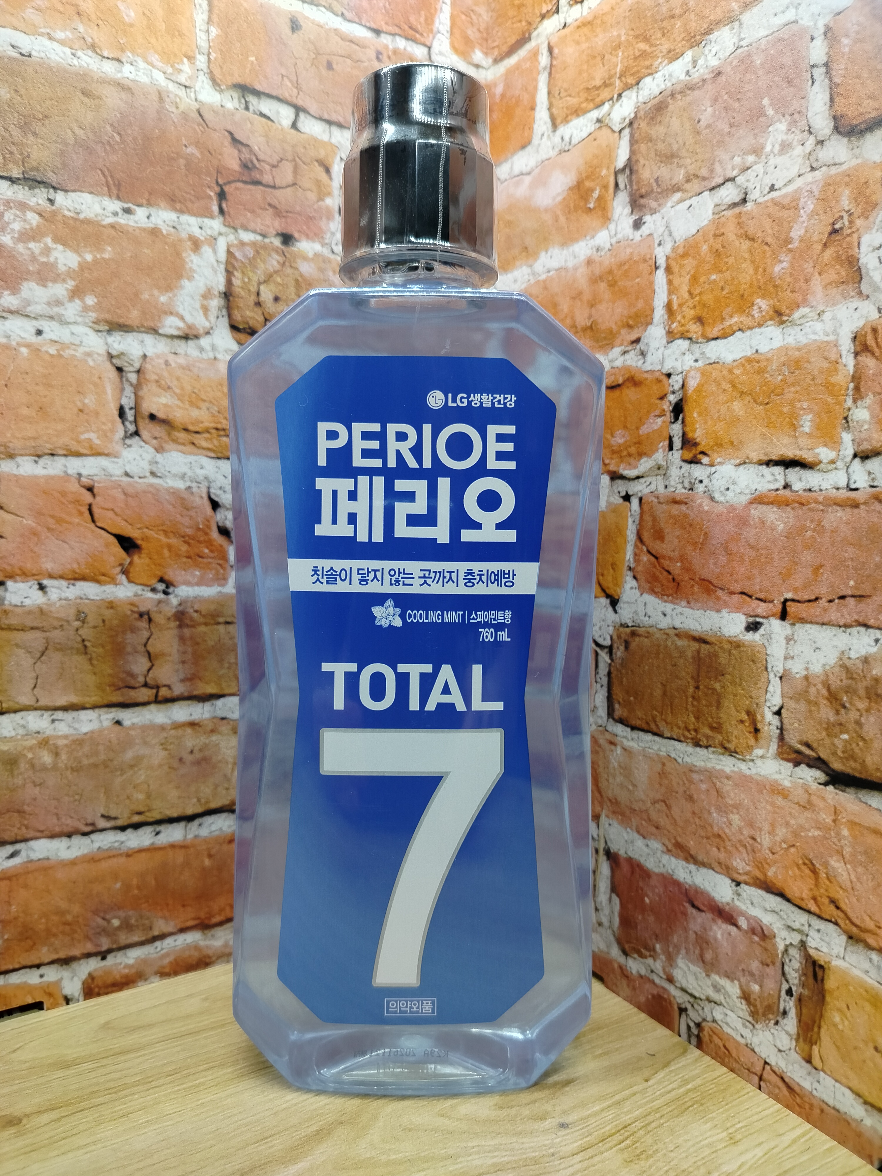 LG Perioe Total 7 Cooling Mint Ополаскиватель для полости рта Освежающая мята 760 мл