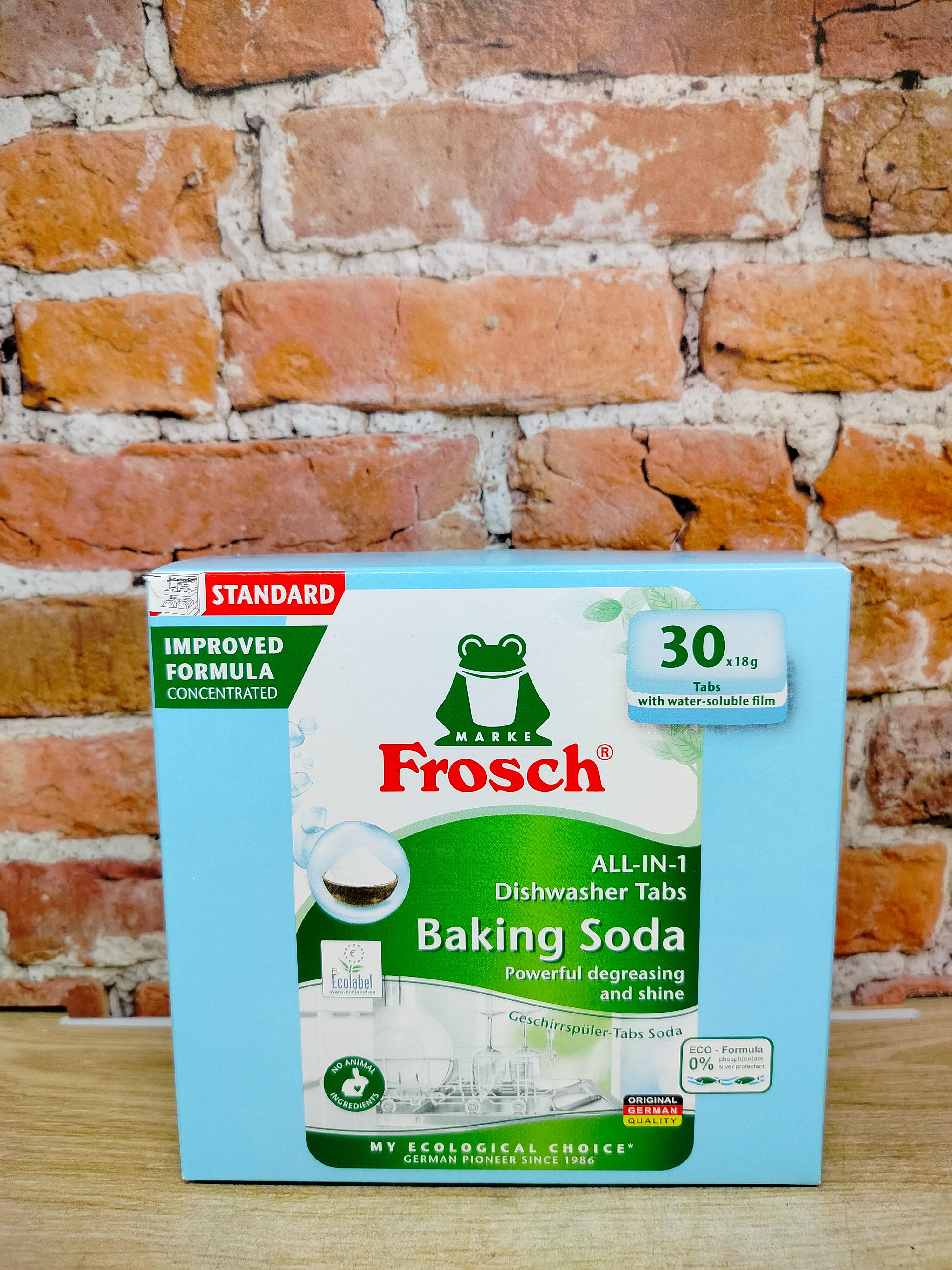 Frosch Таблетки для посудомоечных Сода All In One 30 шт