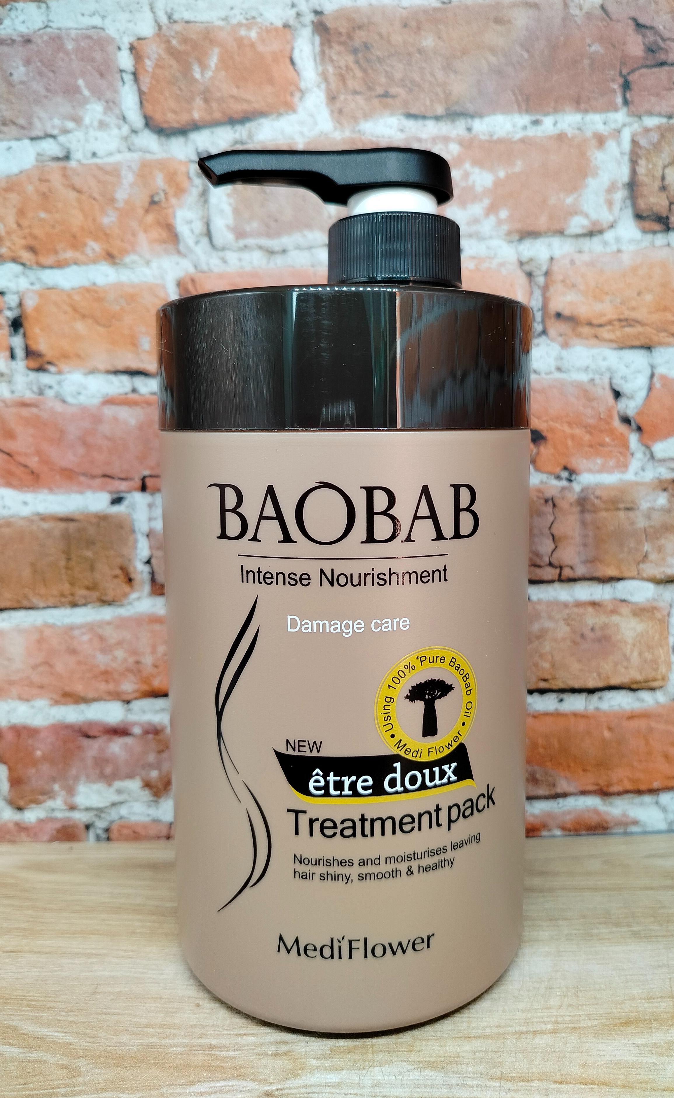 Medi Flower Etre Doux Baobab Маска для волос с маслом баобаб 1000 мл