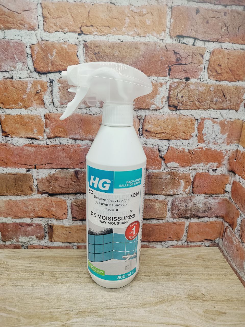 HG Пенный Спрей для удаления грибка и плесени 500 мл