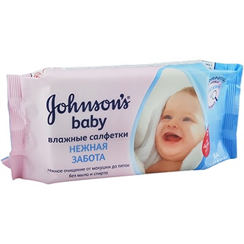 Johnson's Baby Влажные детские салфетки Нежная забота 64 шт