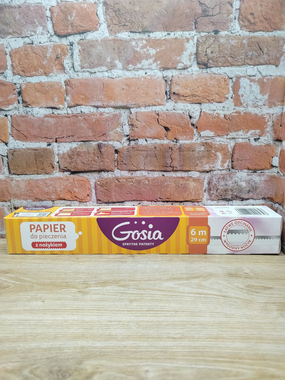 Gosia Бумага для выпечки 0,29*6 м с обрезчиком в корбке