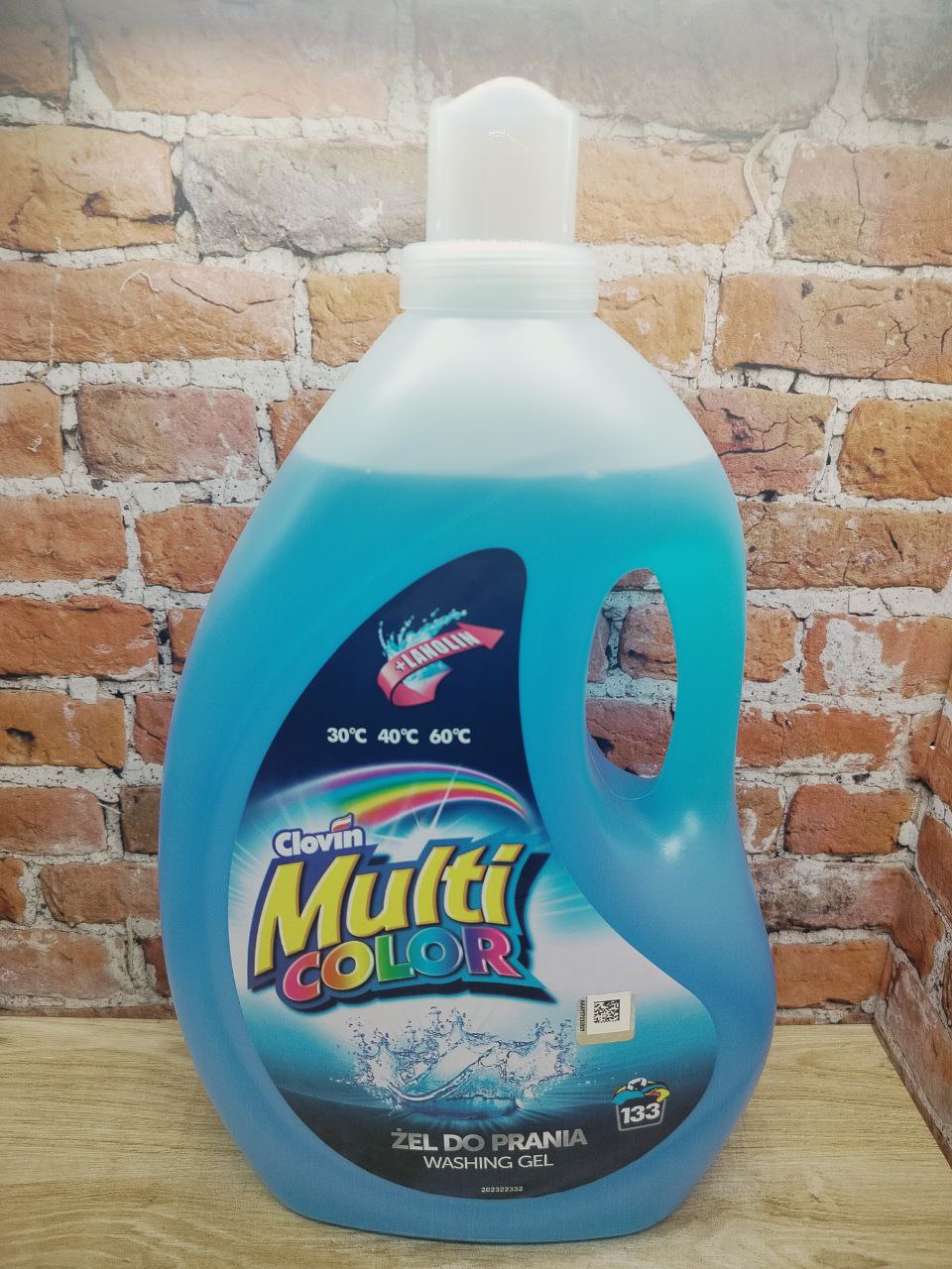 Clovin Multi Color Гель для стирки цветных тканей с ланолином 4 кг на 133 стирки