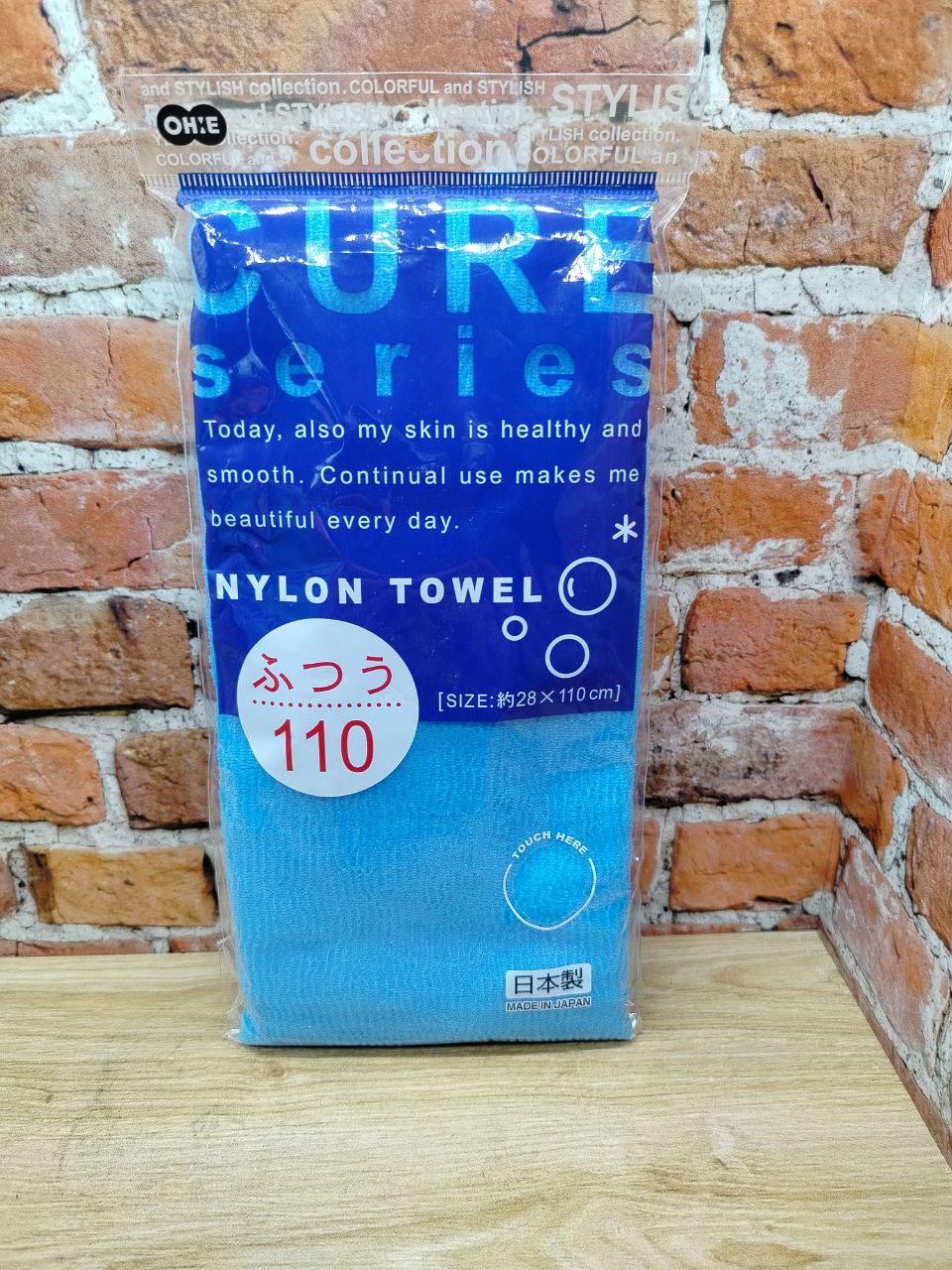 Ohe Cure Series Blue Мочалка жесткая Голубая