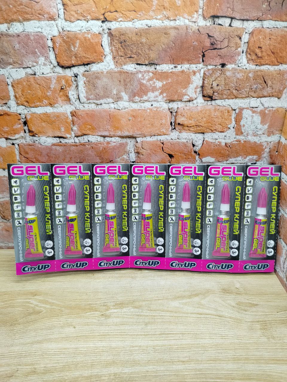City UP Супер клей Гель-профи 3 гр 12 шт на карте
