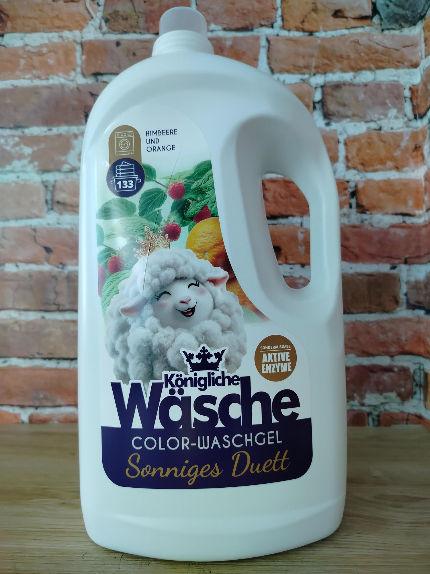 Königliche Wäsche SONNIGES DUETT gel Color Гель для стирки цветных тканей 4л 133 стирки