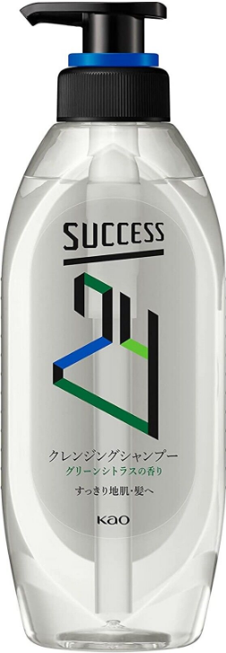 Kao Success Мужской шампунь для глубокого очищения кожи головы Простой уход Свежий цитрус 350 мл