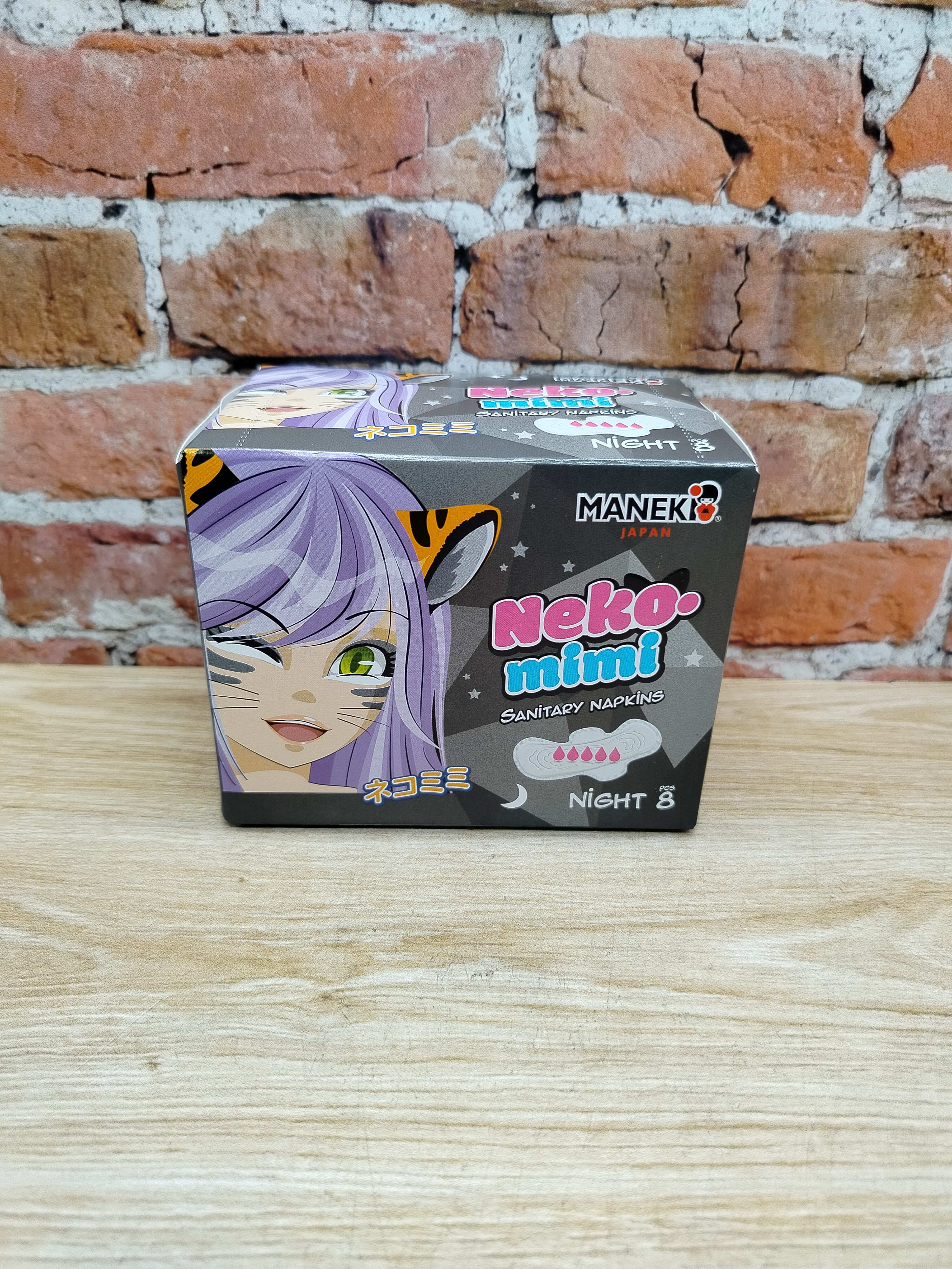 Maneki Neko-Mimi Прокладки гигиенические женские ночные 28 см 8 шт