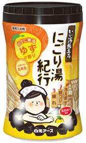 Hakugen Earth HERS Bath labo Соль для ванны увлажняющая с восстанавливающим эффектом и гиалуроновой кислотой Аромат Юдзу Банка 600 гр