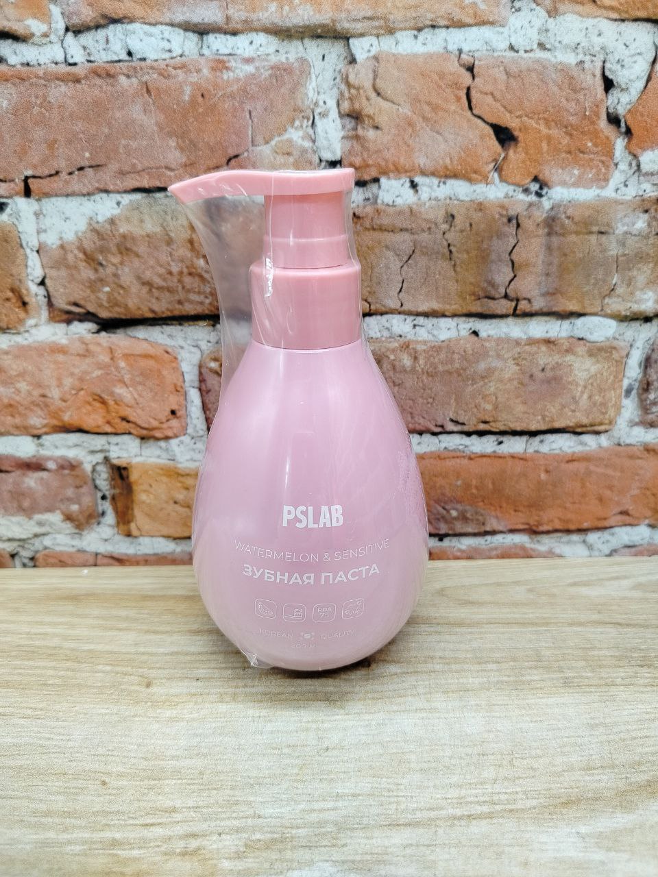 PSLAB Toothpaste Watermelon & Sensitive RDA 75 Зубная паста укрепляющая Ледяной арбуз 200 мл