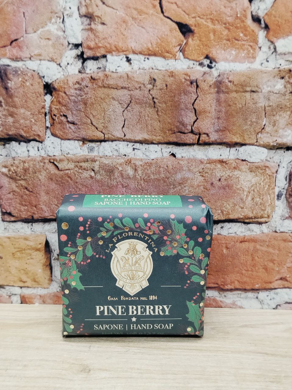 La Florentina Bar Soap Pine Berry Мыло натуральное на основе масел ши и оливы Сосна и Ягоды 106 гр