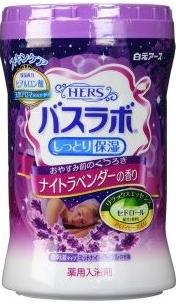 Hakugen Earth HERS Bath labo Увлажняющая соль для ванны с восстанавливающим эффектом с гиалуроновой кислотой Аромат Лаванды Банка 680 гр