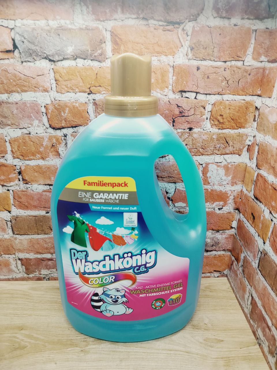 Der Waschkonig C.G. Waschmitel Gel Color Гель для стирки цветных тканей 3,305 л на 110 стирок