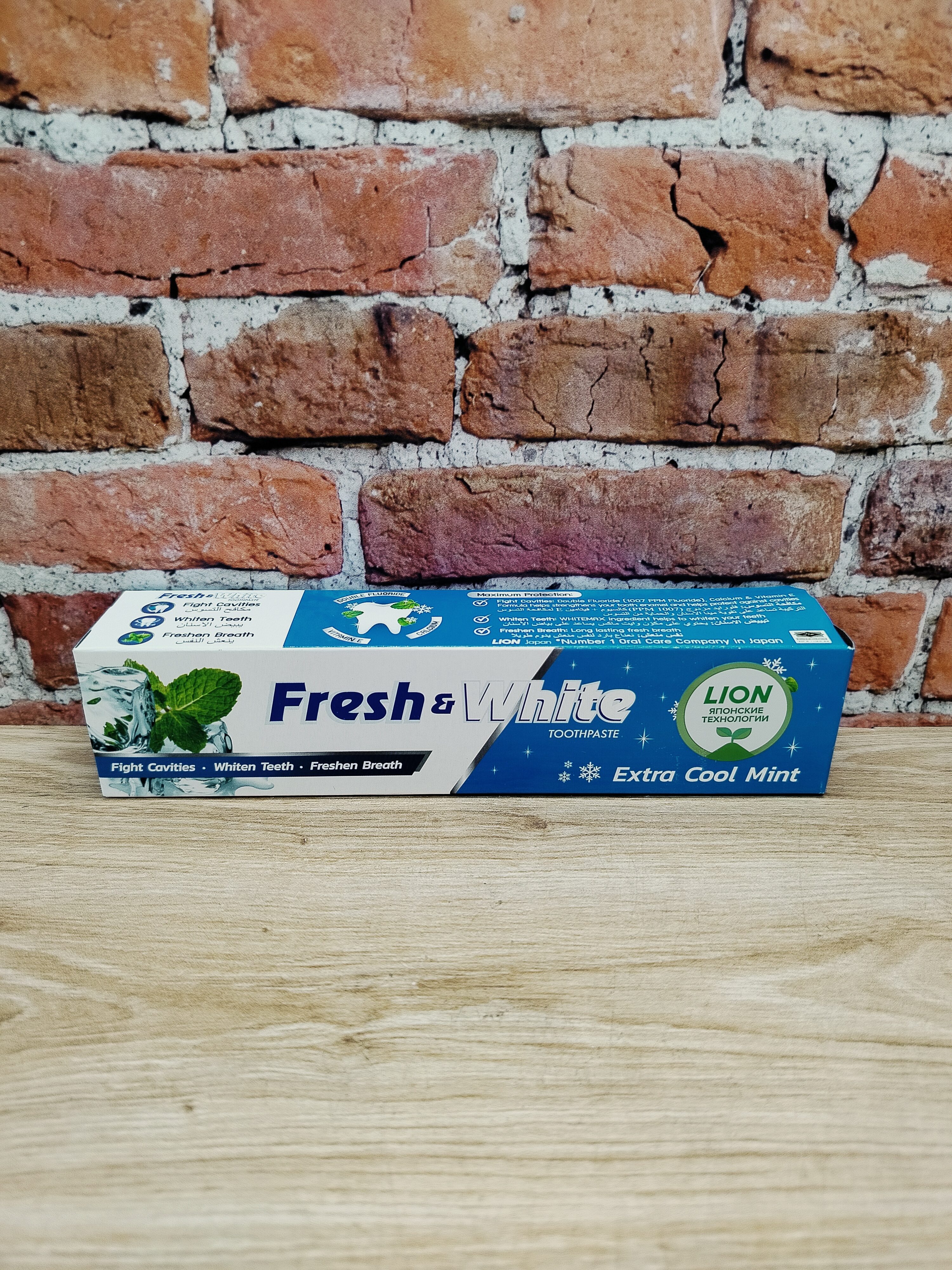 Lion Thai Fresh & White Зубная паста экстра мятная свежесть 160 гр
